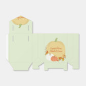Herfst Pumpkin Baby shower Bedankdoosjes (Uitgevouwen)