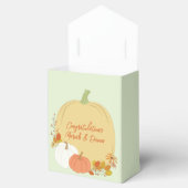 Herfst Pumpkin Baby shower Bedankdoosjes (Geopend)