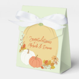 Herfst Pumpkin Baby shower Bedankdoosjes