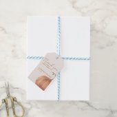 Herfst Pumpkin Baby shower Cadeaulabel (Met Touw)