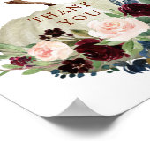 Herfst Pumpkin Baby shower Gifts & Kaarten Sign. Poster (Hoek)