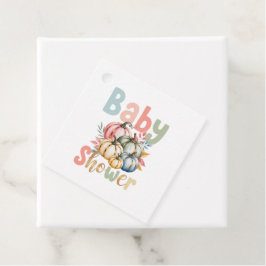Herfst Pumpkin Baby shower Hartelijk dank Bedankjes Labels