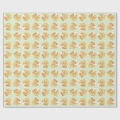 Herfst Pumpkin Baby shower Hartelijk dank Cadeaupapier (Vlak)