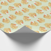 Herfst Pumpkin Baby shower Hartelijk dank Cadeaupapier (Hoek)