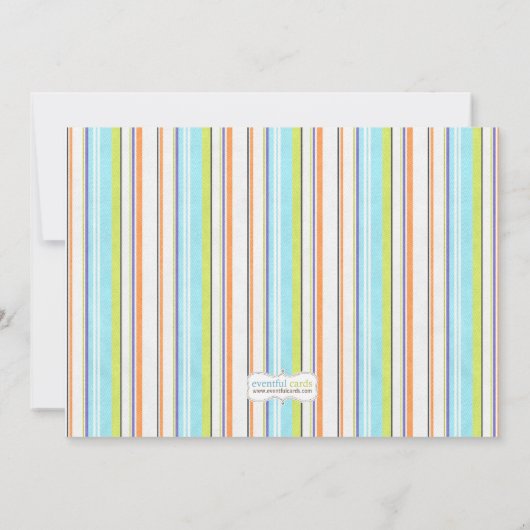 Herfst Pumpkin Baby shower Uitnodiging (Achterkant)