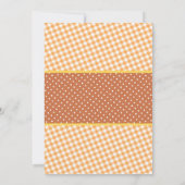 Herfst Pumpkin Baby shower Uitnodiging (Achterkant)