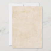 Herfst Pumpkin Baby shower Uitnodiging (Achterkant)