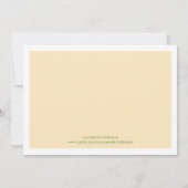 Herfst Pumpkin Baby shower Uitnodiging (Achterkant)