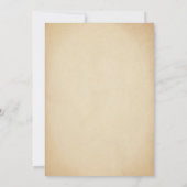 Herfst Pumpkin Baby shower Uitnodiging Oranje Paar (Achterkant)