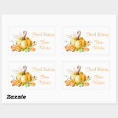 Herfst Pumpkin Bakery Label (Vel)