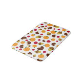 Herfst Pumpkin Berries Acorn Pattern Badmat (Gekanteld)