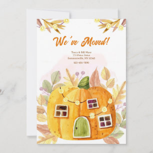 Herfst Pumpkin Bewegende Aankondiging