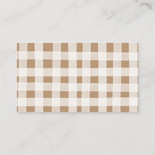 Herfst Pumpkin Boerderij Animal Tractor Diaper Raf Informatiekaartje (Achterkant)