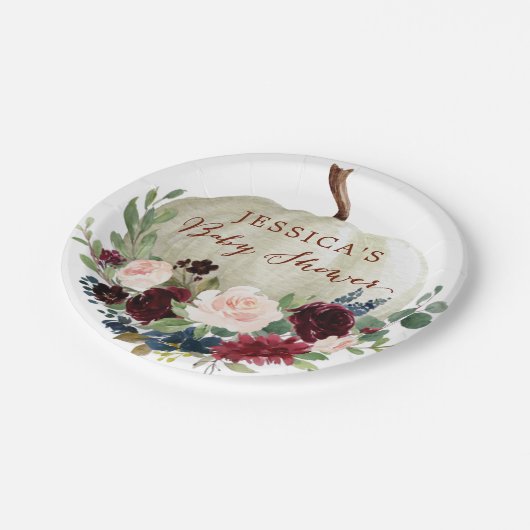 Herfst Pumpkin-Bord Papieren Bordje (Gekanteld)