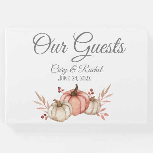  Herfst Pumpkin Bouquet Gastenboek (Voorkant)