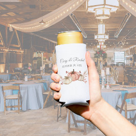 Herfst Pumpkin Bouquet Wedding Seltzer Blikjeskoeler