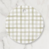 Herfst Pumpkin Boy Babykleding Baby shower Bedankjes Labels (Achterkant)