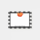 Herfst Pumpkin Buffalo Aangepaste notities Post-it® Notes (Voorkant)