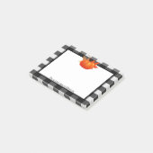 Herfst Pumpkin Buffalo Aangepaste notities Post-it® Notes (Schuin)