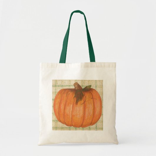 Herfst Pumpkin-Canvas tas (Voorkant)