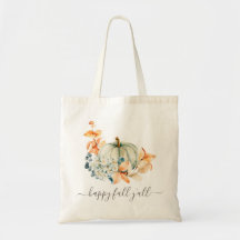 Herfst Pumpkin Canvas tas voor winkelen