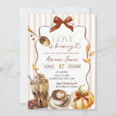 Herfst Pumpkin Coffee Love is het brouwen van Vrij Kaart (Voorkant)