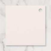 Herfst Pumpkin Dank u Baby shower Bedankjes Labels (Achterkant)