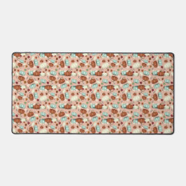 Herfst Pumpkin Floral Bureaumat