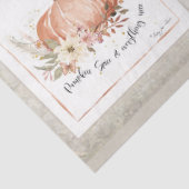 Herfst Pumpkin Floral herfst Boom laat ontkoppelin Tissuepapier (Detail)