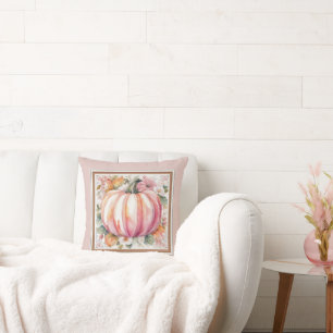 Herfst Pumpkin Floral Kussen