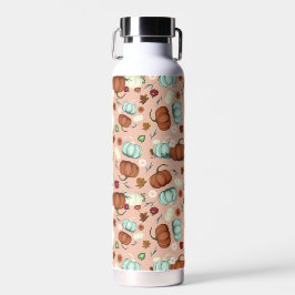 Herfst Pumpkin Floral Waterfles