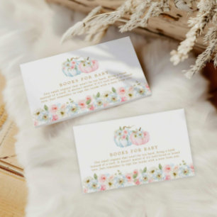 Herfst Pumpkin Gender onthult boeken voor Baby Informatiekaartje