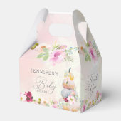 Herfst Pumpkin Girl Baby shower Favor Box Bedankdoosjes (Achterkant)