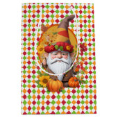 Herfst Pumpkin Gnome Medium Cadeauzakje (Voorkant)
