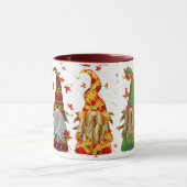 Herfst Pumpkin Gnomes Coffee Mok (Midden)