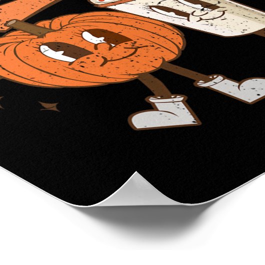 Herfst Pumpkin Halloween Costume Dit is het seizoe Poster (Hoek)