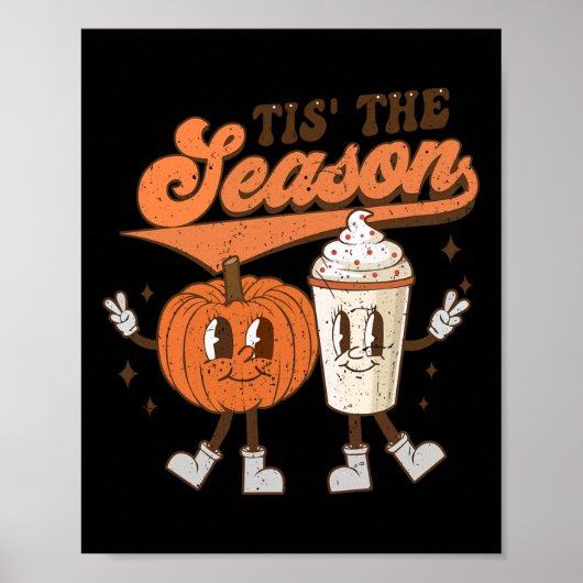Herfst Pumpkin Halloween Costume Dit is het seizoe Poster (Voorkant)