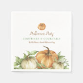 Herfst Pumpkin Halloween Servet (Voorkant)