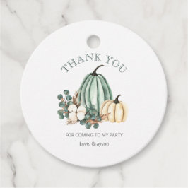 Herfst Pumpkin Hartelijk dank Bedankjes Labels