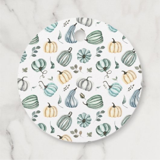 Herfst Pumpkin Hartelijk dank Bedankjes Labels (Achterkant)