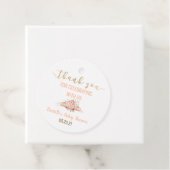Herfst Pumpkin Hartelijk dank voor uw Baby shower Bedankjes Labels (In situ)