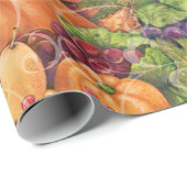 Herfst Pumpkin Harvest Wrapping Paper Gift Wrap Cadeaupapier (Rol Hoek)