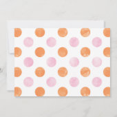 Herfst Pumpkin herfst eerste uitnodiging op zaterd (Achterkant)