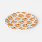 Herfst Pumpkin herfst eerste verjaardag eerste pat Papieren Bordje (Gekanteld)