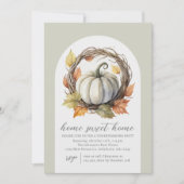 Herfst Pumpkin Housewarming Party - Uitnodiging (Voorkant)