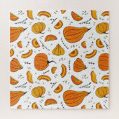 Herfst Pumpkin in het Oostenrijkse najaar Legpuzzel (Horizontaal)