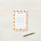 Herfst Pumpkin in het Oostenrijkse najaar Post-it® Notes (Op bureau)