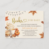 Herfst Pumpkin is het brouwen van Coffee Leave Boe Informatiekaartje (Voorkant)