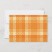 Herfst Pumpkin is het brouwen van koffiebladeren B Bedankkaart (Achterkant)