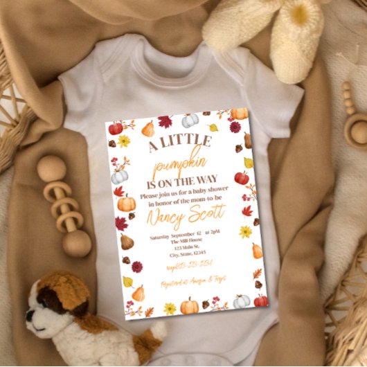 Herfst Pumpkin is onderweg Kaart